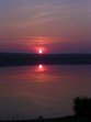 Закат на озере Круглом.